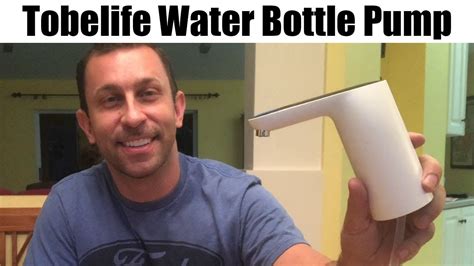 Tobelife Water Bottle Pump | Water Pump for 5 Gallon Bottle - YouTube