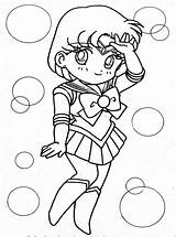 Sailor Mercury Coloring Pages sketch template