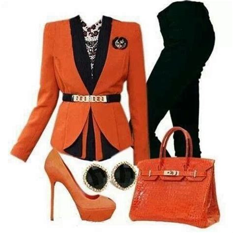 Orange and black...gorgeous combo | Cute outfits, Stylish outfits, Fashion