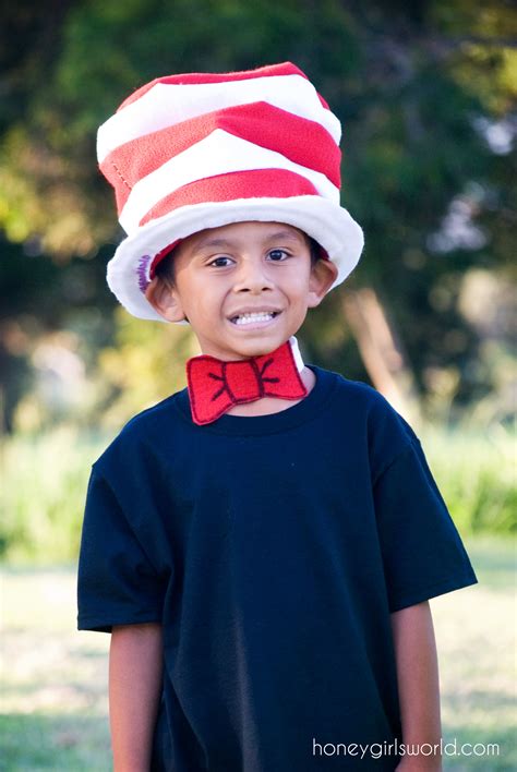 Book Character Dress Up Day - Easy DIY Dr. Seuss Cat In The Hat and Sam ...