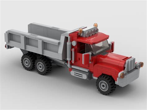 LEGO MOC Dump Truck by HaulingBricks | Rebrickable - Build with LEGO