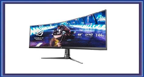 Asus ROG Strix XG49VQ 49” Curved Gaming FreeSync Monitor Review ...