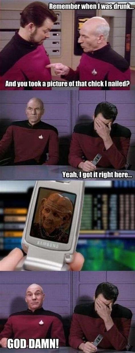 Star trek | Star trek funny, Captain picard, Star trek