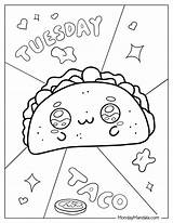 29 Taco Coloring Pages Free PDF Printables sketch template
