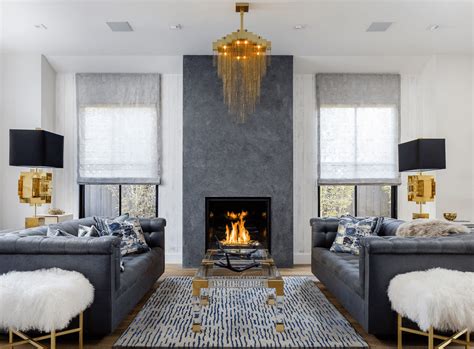 20+ Beautiful Living Rooms With Fireplaces