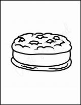 Ice Cream Sandwich Coloring Pages sketch template