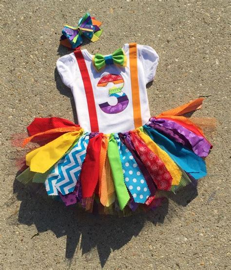 Rainbow Birthday Outfit Circus Birthday Outfit Clown | Etsy | Birthday party themes, Circus ...