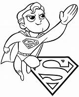 Cartoon Superman Coloring Page  Free Printable Pages For Kids sketch template