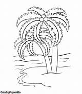 Beautiful palm tree Online coloring page  Coloring Pages sketch template