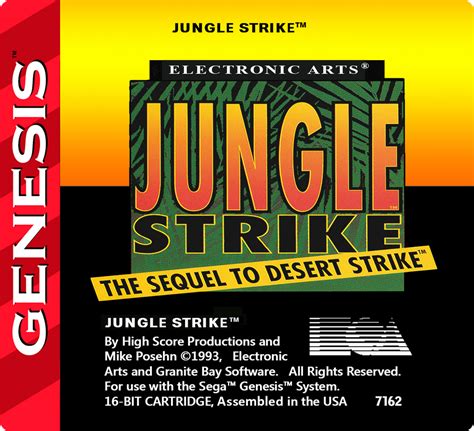 Jungle Strike (Sega Genesis) by DMZaQ on DeviantArt