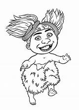 The Croods Movie Coloring Pages sketch template