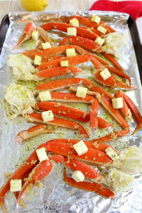 Oven Baked Snow Crab Legs - Delightful E Made