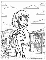 Printable Studio Ghibli Coloring Pages  sketch template