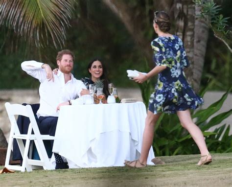 Prince Harry and Meghan Markle Show Sweet PDA at His Friend's Jamaican ...