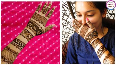 Latest Bangle Style Back Hand Mehndi Designs | Bridal Mehndi | Arabic Henna by Jyoti Sachdeva ...