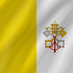 Vatican City flag vector - country flags