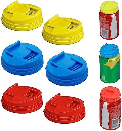 Soda Can Lids Can Covers Bottle Caps,Beer Beverage Can Covers Soda Can Covers,6Pcs Soda Saver ...