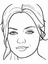 Male Face Coloring Pages sketch template