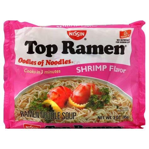 Top Ramen Shrimp Flavor Oodles Of Noodles Soup from Nissin | Nurtrition & Price