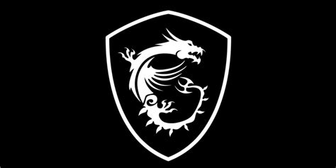 MSI Logo Wallpaper with Dragon Icon