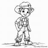 Overalls Coloring Pages  Free & Printable sketch template