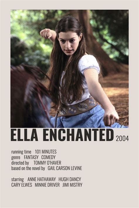 Ella Enchanted Polaroid Movie Poster in 2024 | Movies to watch ...