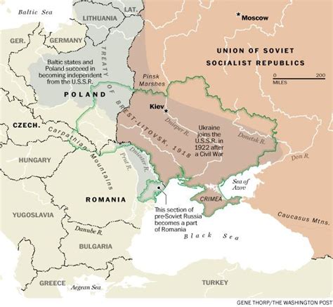 How Ukraine became Ukraine, in 7 maps - The Washington Post