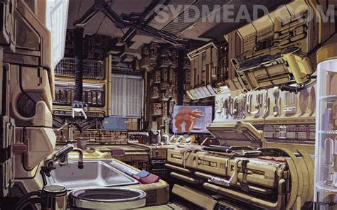 Syd Mead Blade Runner 2019 Deckard Kitchen | Official Syd Mead Website 2023