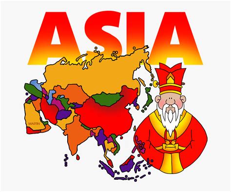 Asia Map - Map Of Asia In Color , Free Transparent Clipart - ClipartKey