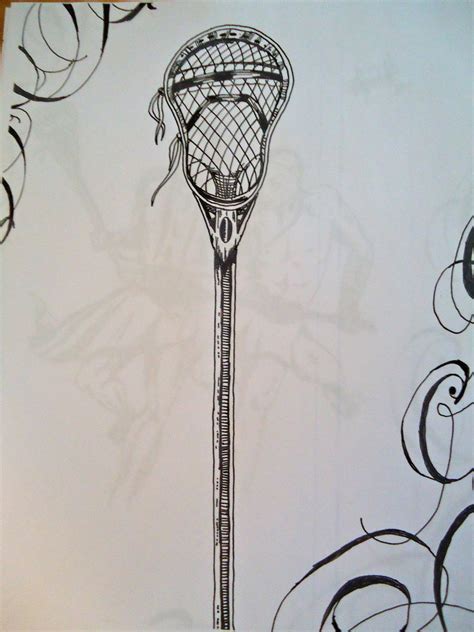 Lacrosse Drawing at GetDrawings | Free download