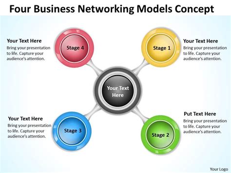 Business Network Diagram Networking Models Concept Powerpoint Templates ...