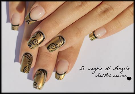 Elegant Swirls Nail Art | Swirl nail art, Nail designs, Nail art