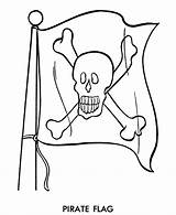 Pirate Flag Coloring Page Sketch sketch template