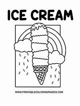 Ice Cream Coloring Pages 4 Free Printable PDFs sketch template