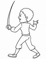 Sword Coloring Pages sketch template