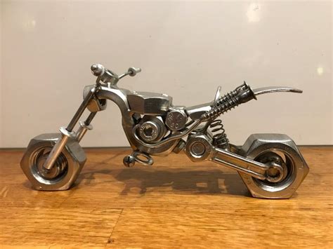 This item is unavailable | Etsy | Motorcycle sculpture, Scrap metal art, Metal art