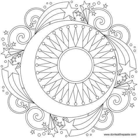 Moon Phases Coloring Pages at GetColorings.com | Free printable colorings pages to print and color