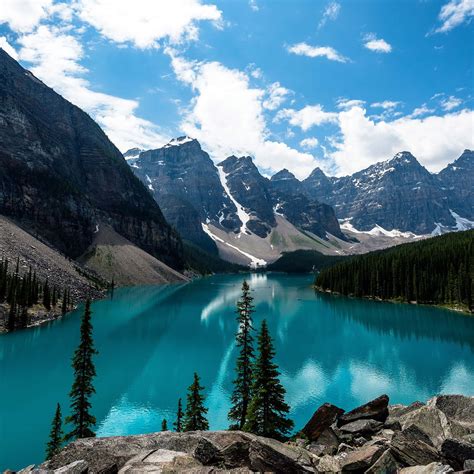 Download Moraine Lake Nature iPad Wallpaper | Wallpapers.com