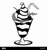 Whipped Topping Coloring Page More Image Piece Cream Pies Sketch  sketch template