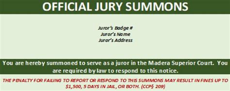 Madera County Superior Court Launches New Jury Summons