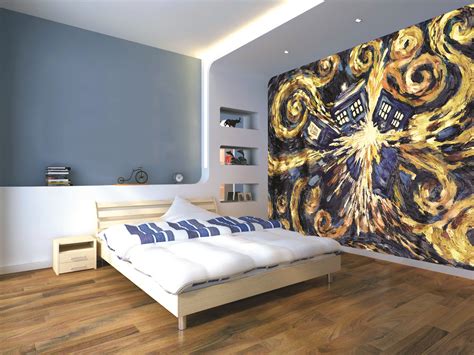 Free download Exploding Tardis Mural by Murals Wallpaper Direct ...