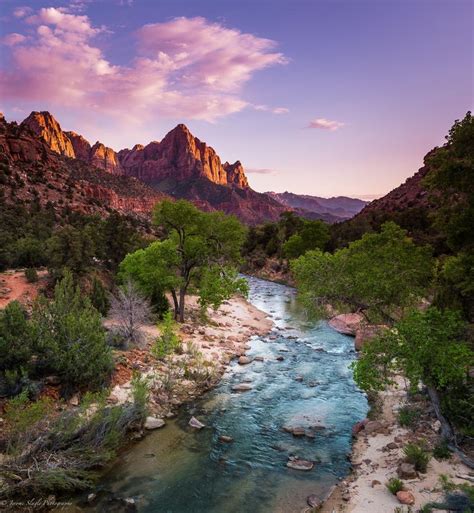 The Virgin River Zion National Park | Viajando el Mundo: Naturaleza