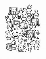 Dibujos Animados De Kawaii Para colorear Imprimir E Dibujar  sketch template