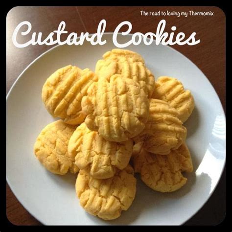 Custard Cookies - The Road to Loving My Thermo Mixer