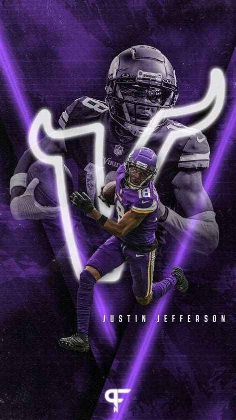 Justin jefferson wallpaper minnesota vikings wallpaper nfl wallpaper – Artofit