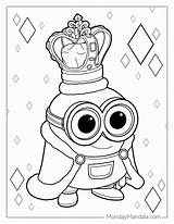 Cute Despicable Me Minion Coloring Pages sketch template