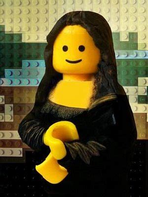 Lego makes a Disturbing Version of MonaLisa