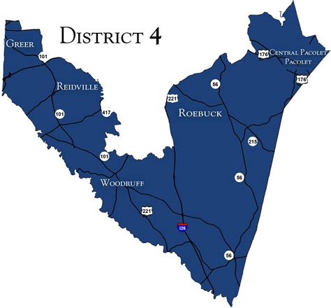 Spartanburg County School District Map - Cities And Towns Map