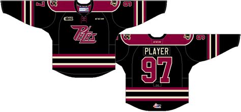 Peterborough Petes Road Uniform - Ontario Hockey League (OHL) - Chris ...