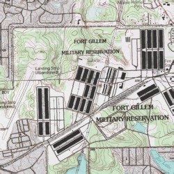 Fort Gillem, Georgia [Jonesboro USGS Topographic Map] by MyTopo